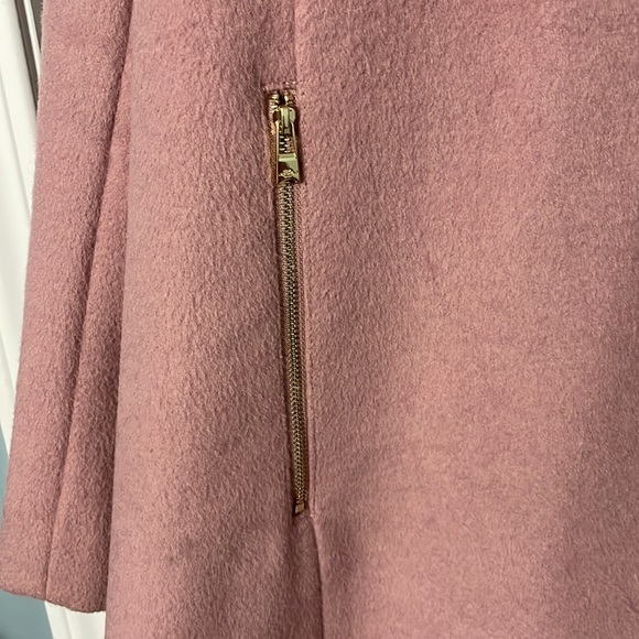Karl Lagerfeld Blush Hooded Peacoat - Picture 4 of 5